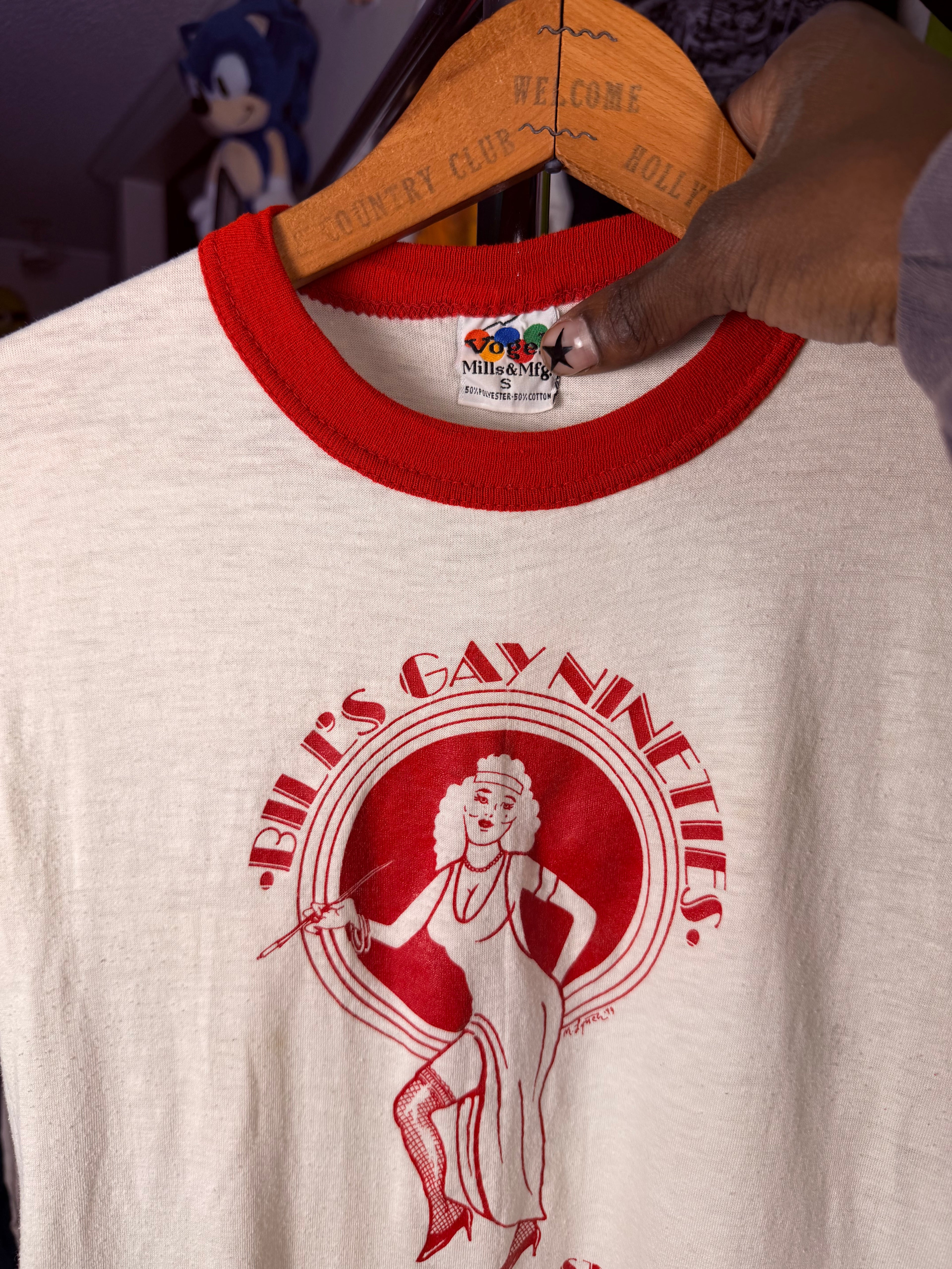 1979 Bills Gay Nineties Ringer Tee