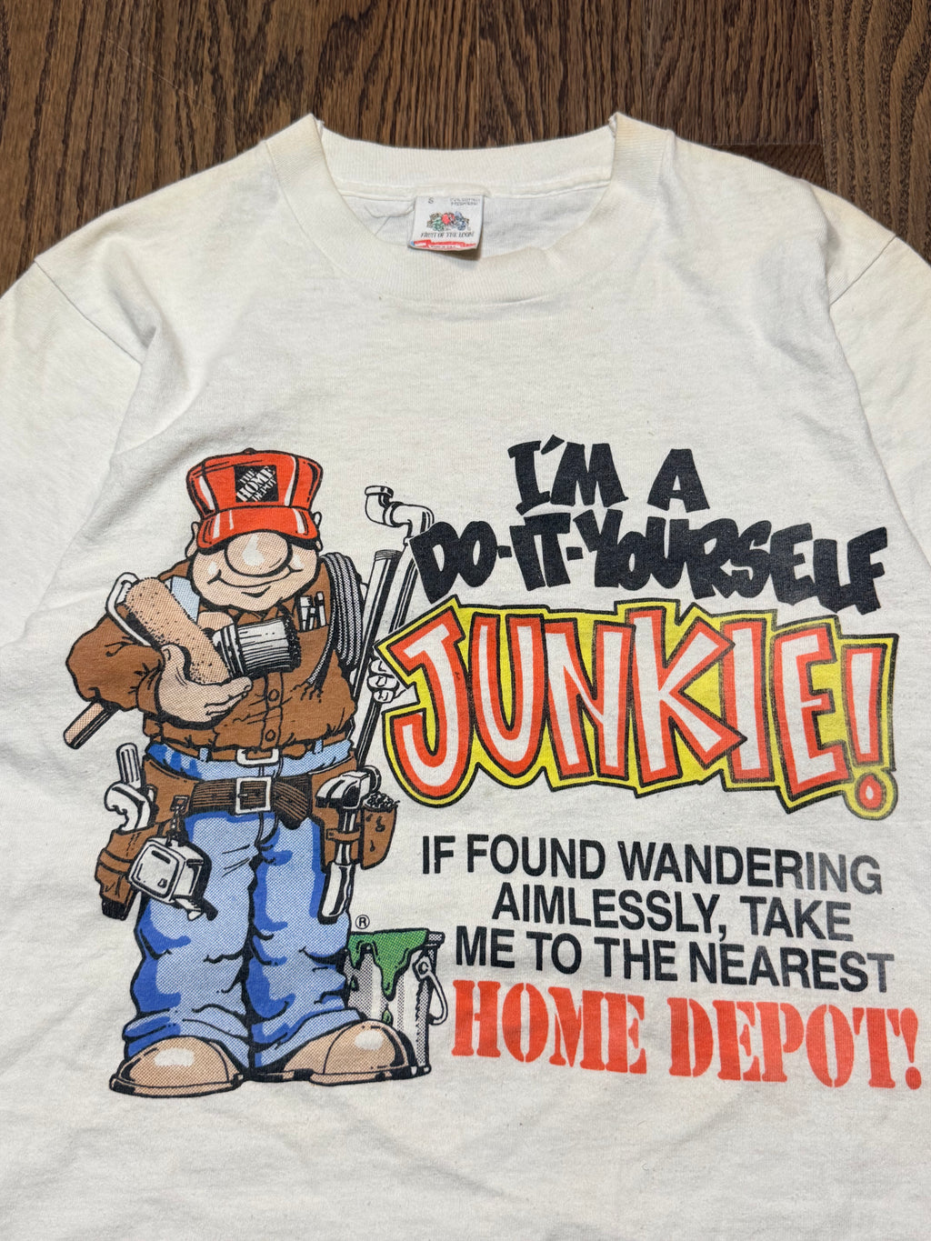 90s Home Depot Promo Do-It-Yourself Junkie Tee