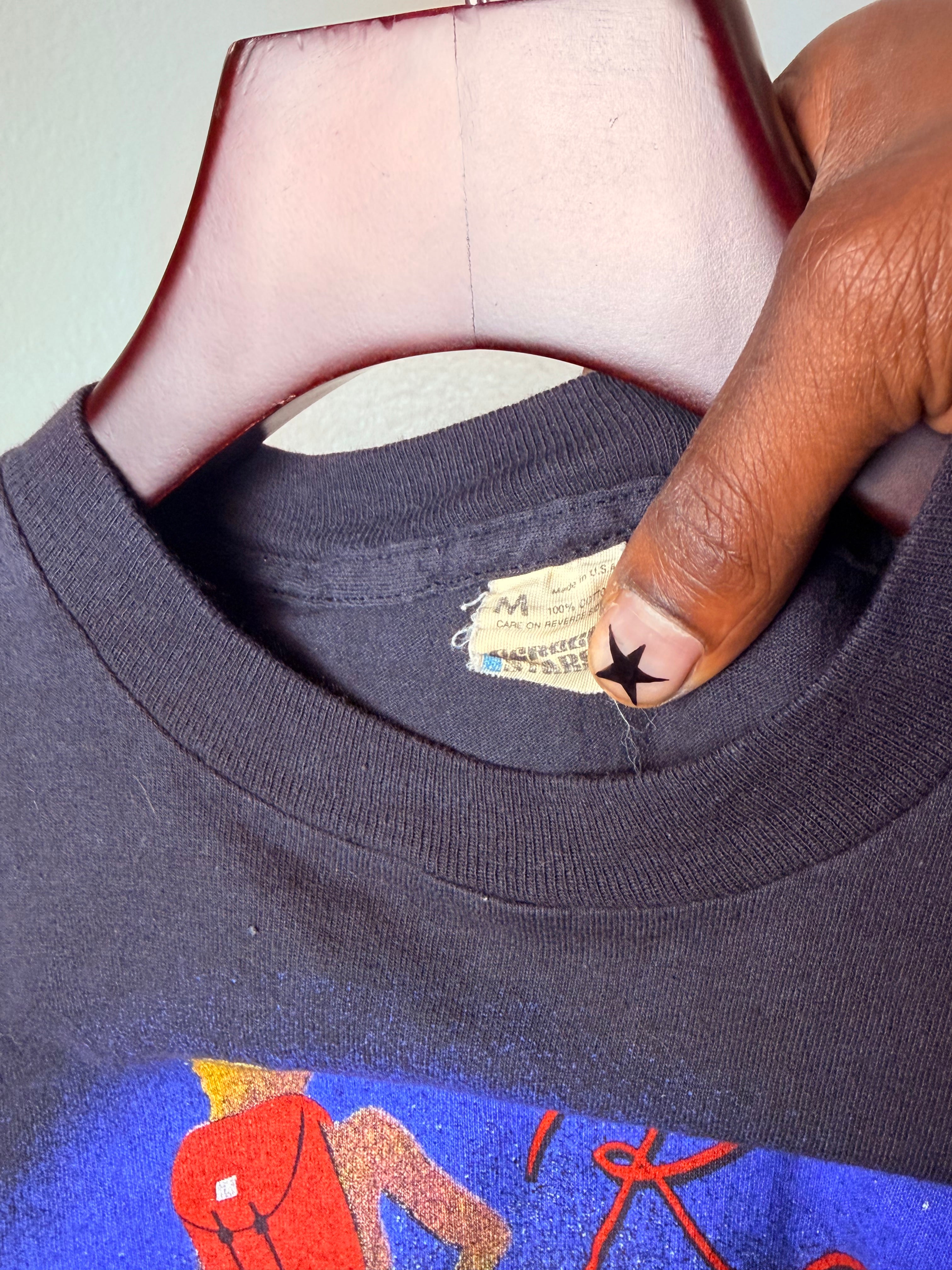 90s Roger Waters Pros and Cons of Hitch Hiking Tour Tee