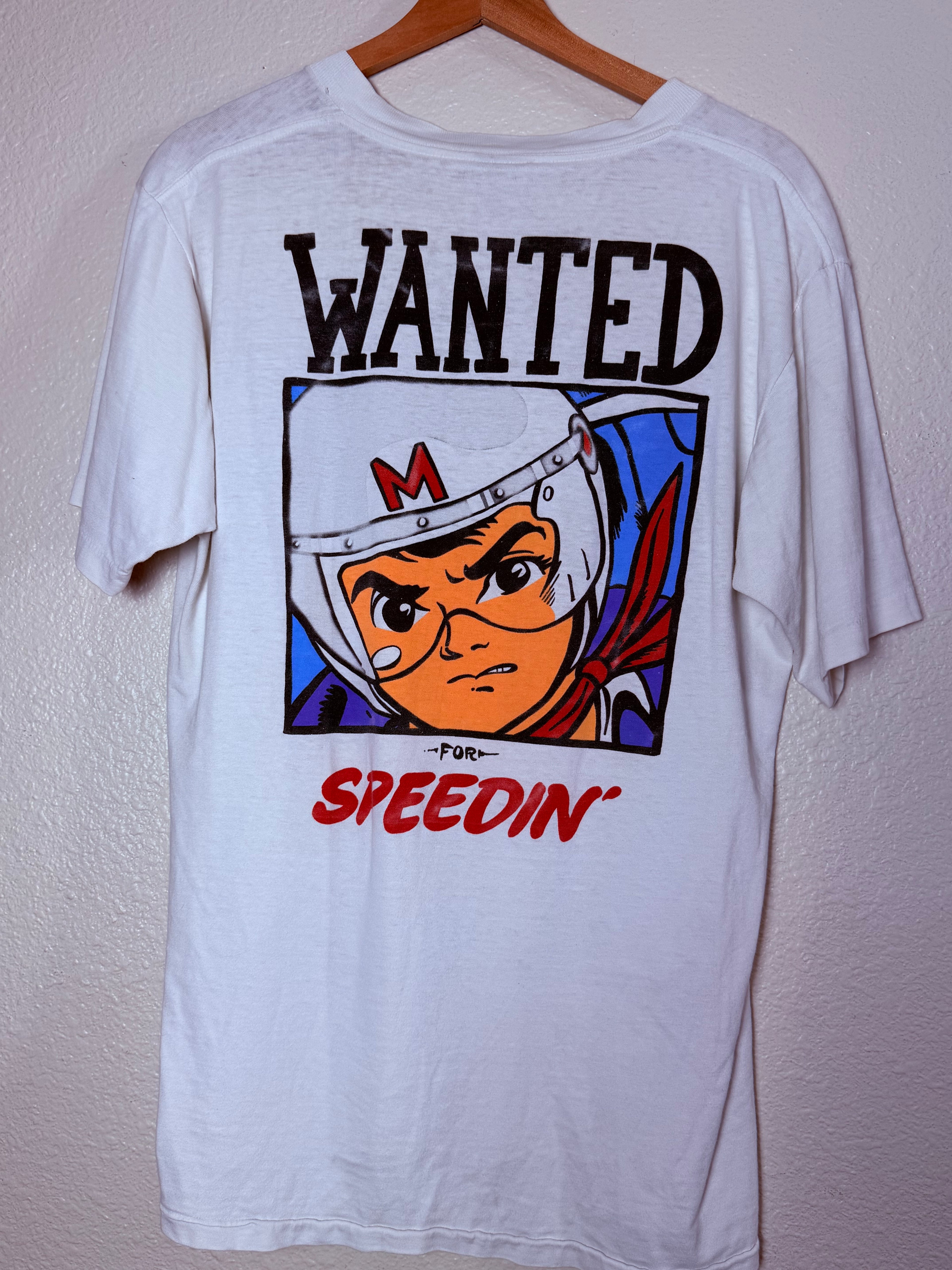 90s Speed Racer Wanted Anime Tee