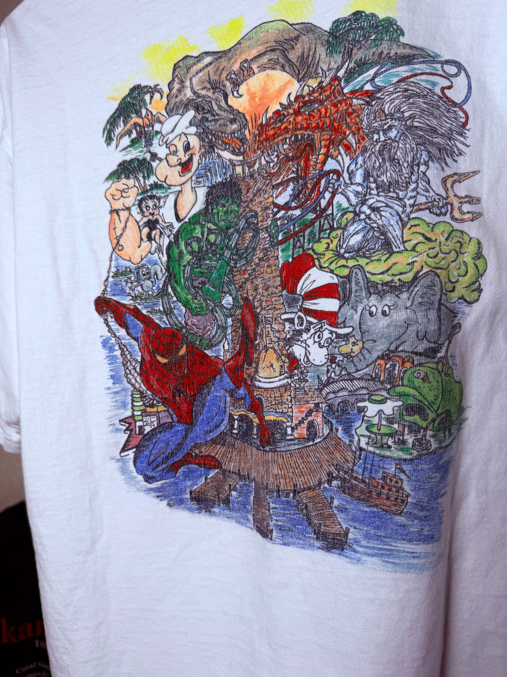 '98 Islands of Adventure Spider Man Promo Pocket Tee