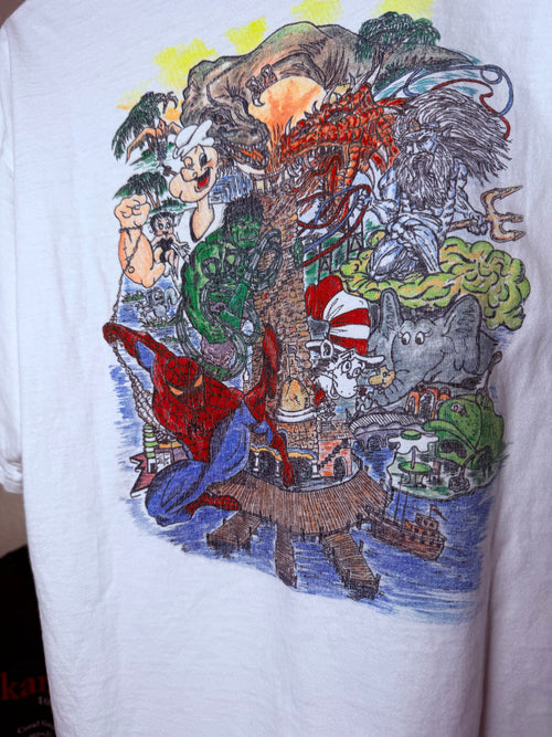 '98 Islands of Adventure Spider Man Promo Pocket Tee