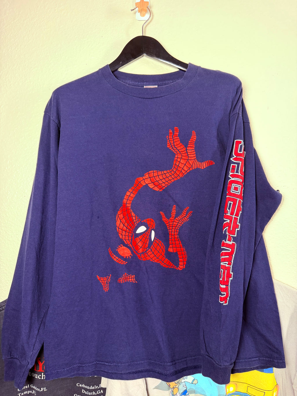 90s Spider Man Sleever Long Sleeve Tee Large