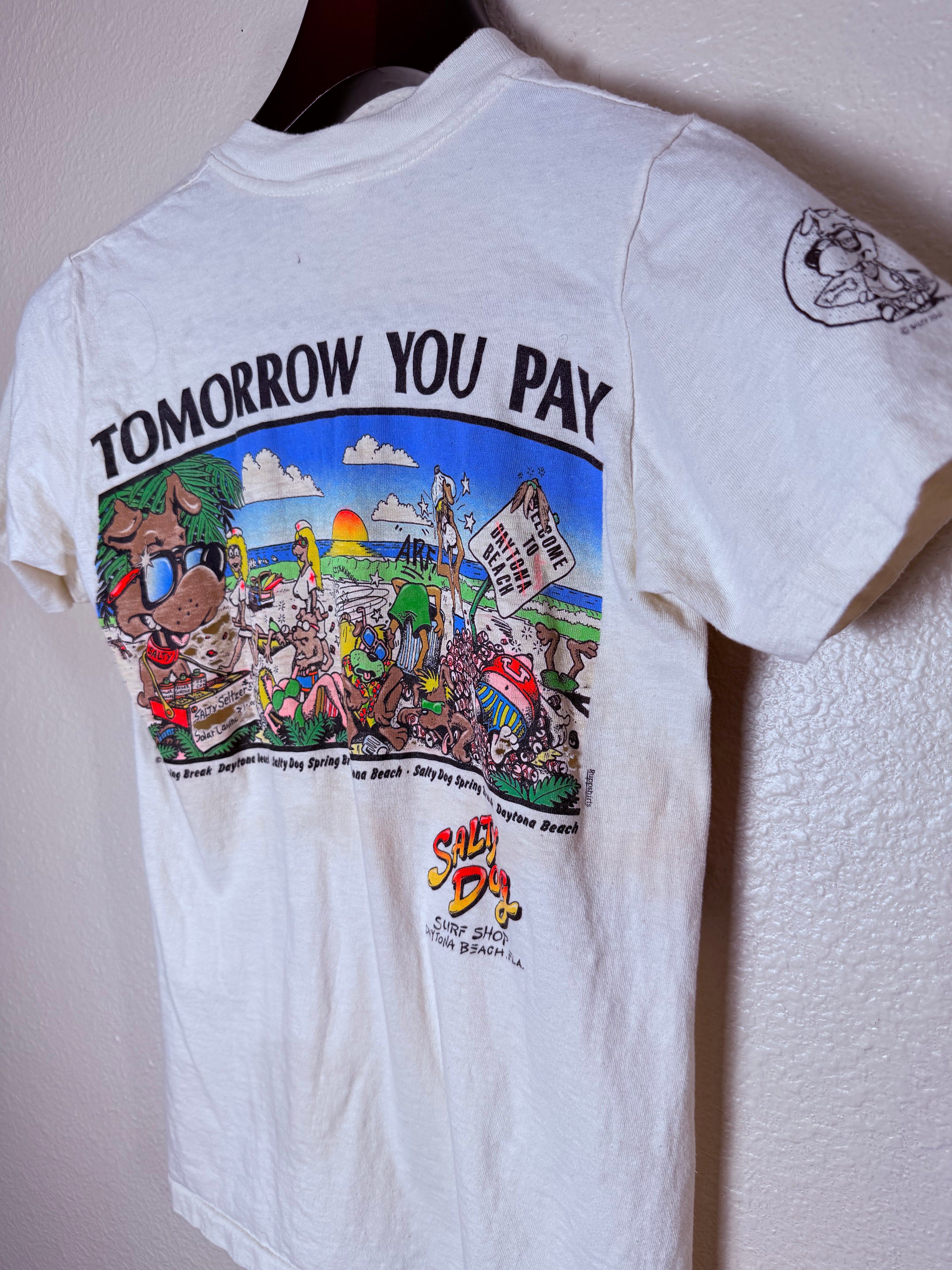 1987 Freaky Salty Dog Spring Break Tee