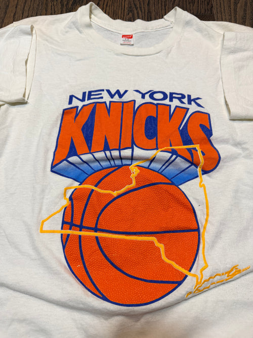 70s New York Knicks Basketball Graphic Tee