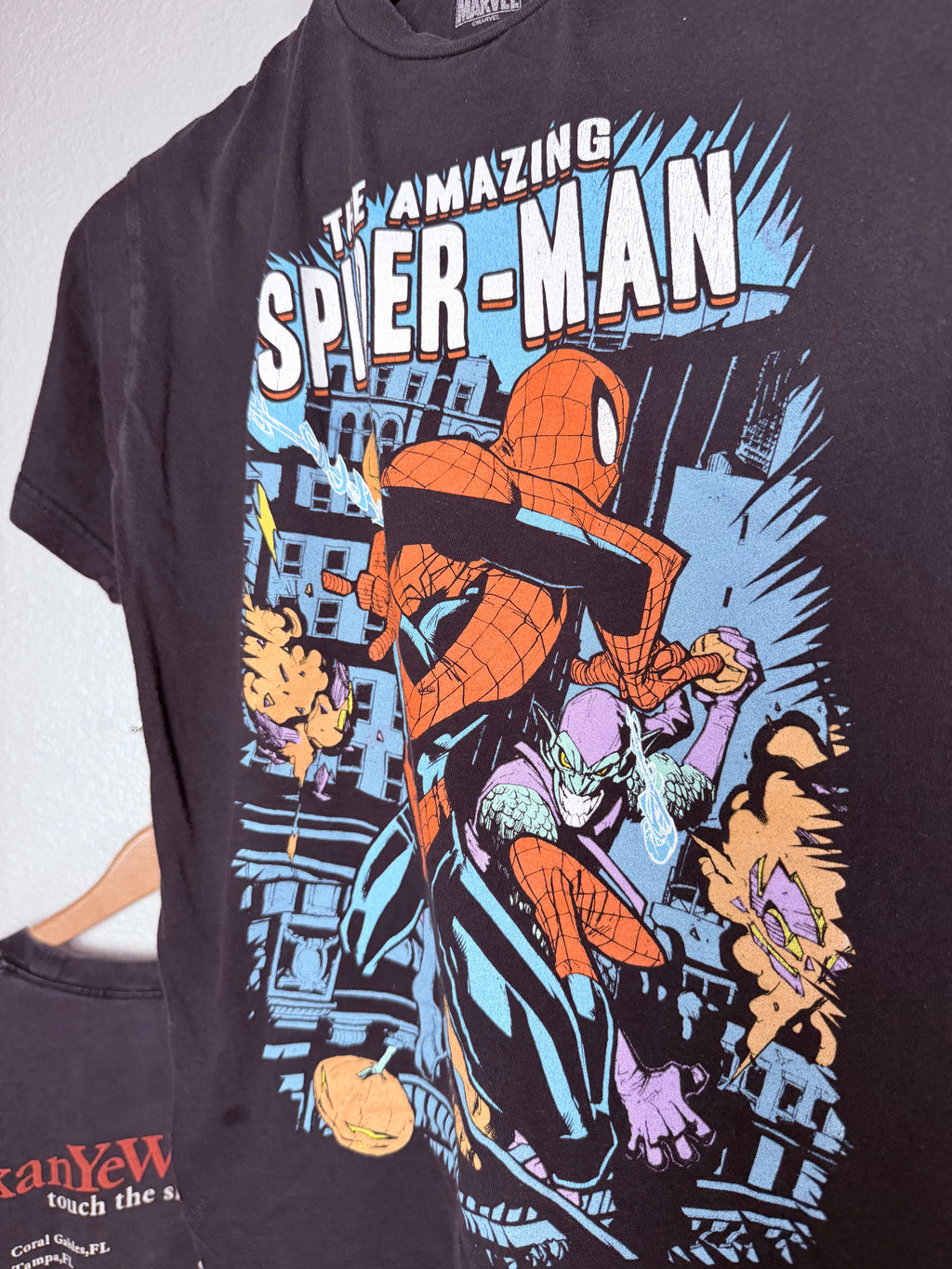 Y2K Amazing Spider Man Green Goblin Tee