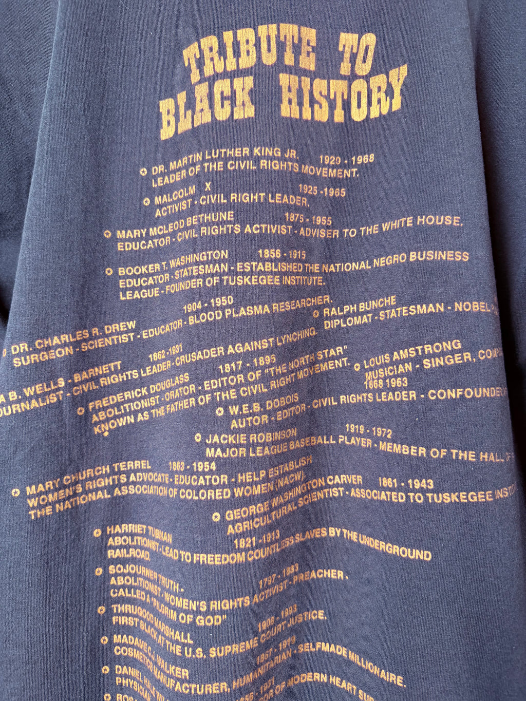 90s Salute to History Black History Graphic Tee