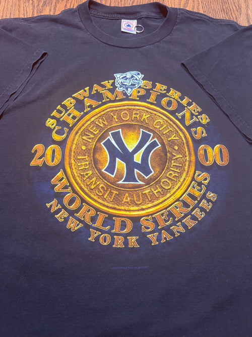 2000 New York Yankees Subway Series Champions Tee