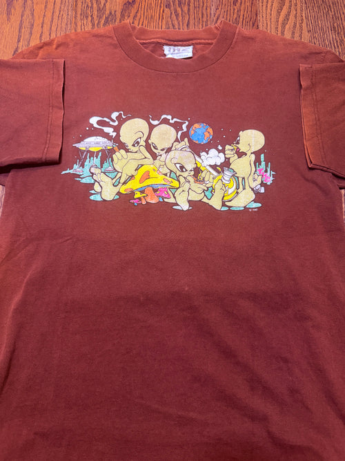 00s Alien THC Weed Graphic Tee