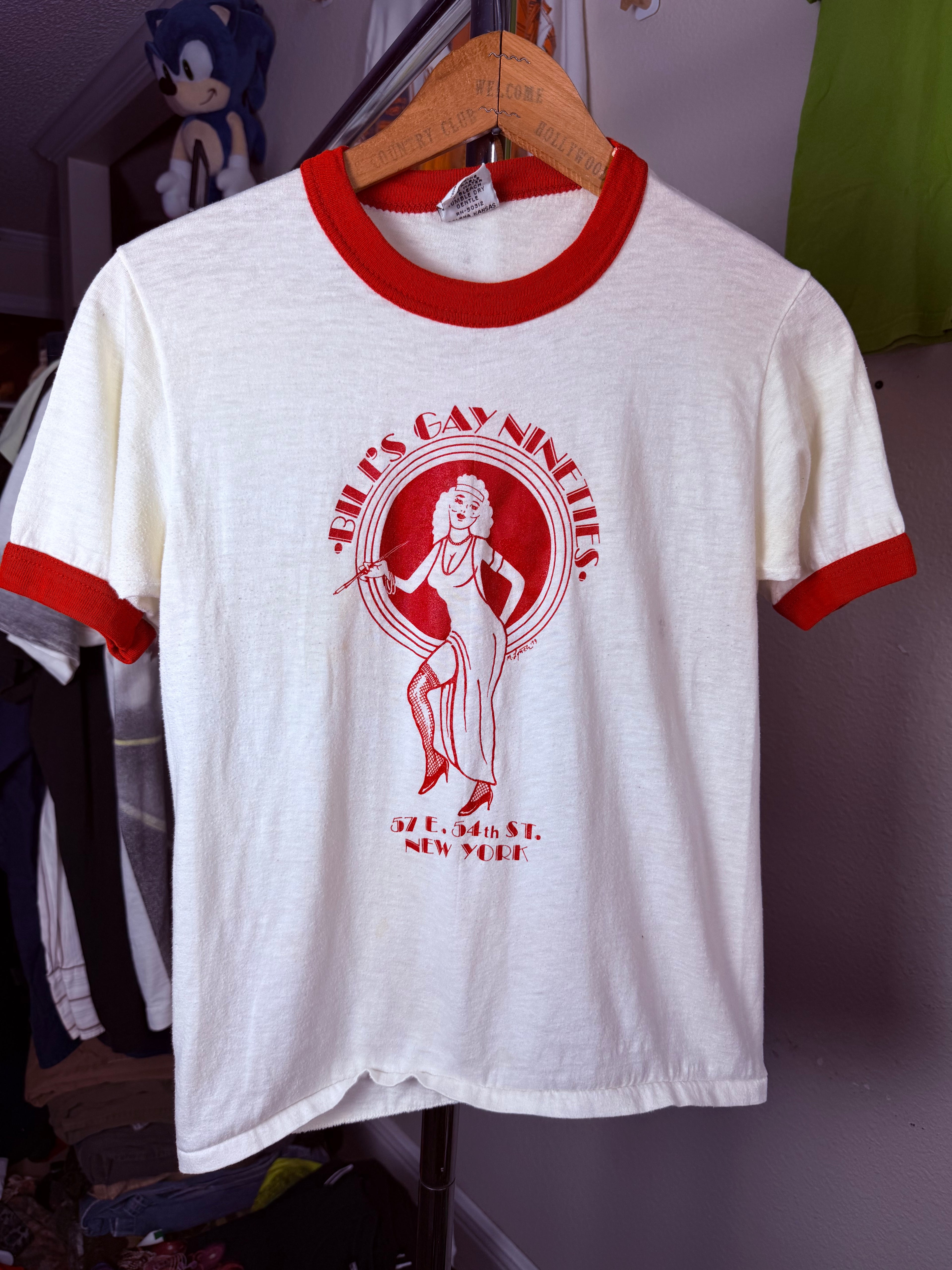 1979 Bills Gay Nineties Ringer Tee