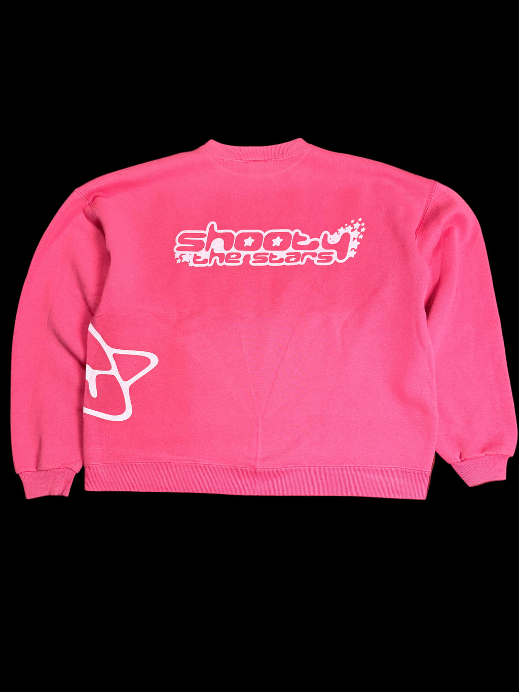90s Bubblegum Pink Crewneck Side/Back Print