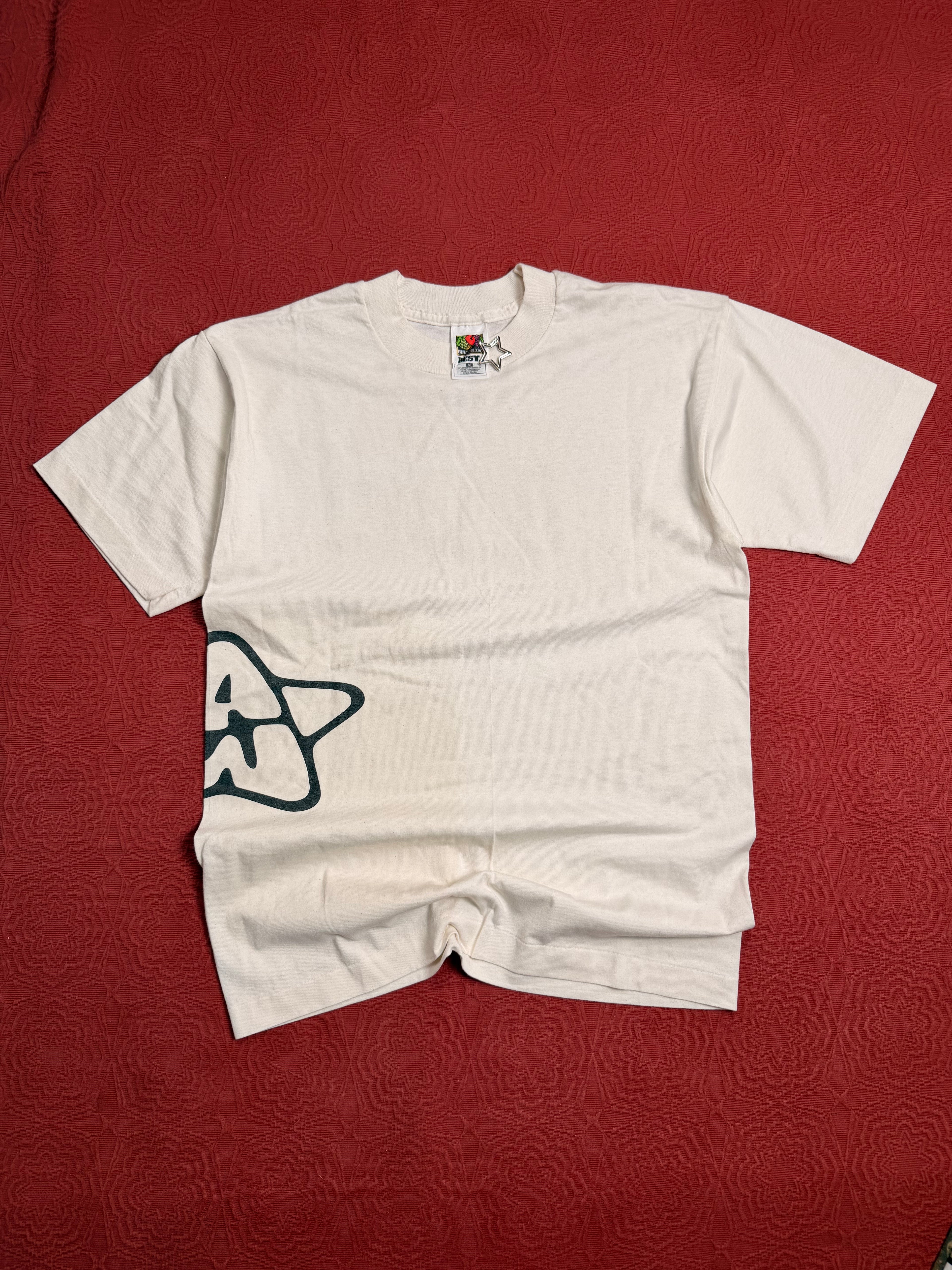 90s White Tee Side/Back Print