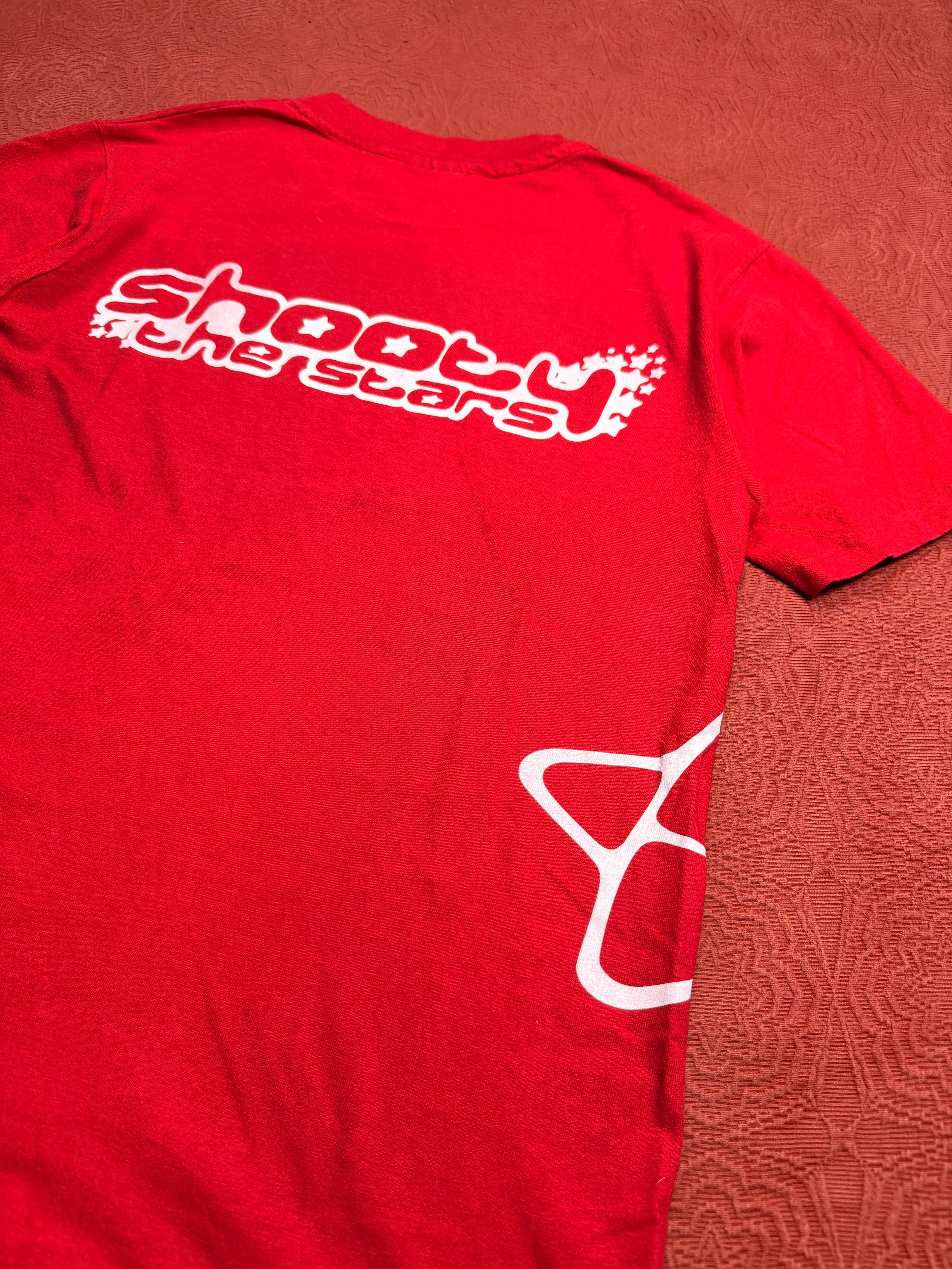90s Red Tee Side/Back Print
