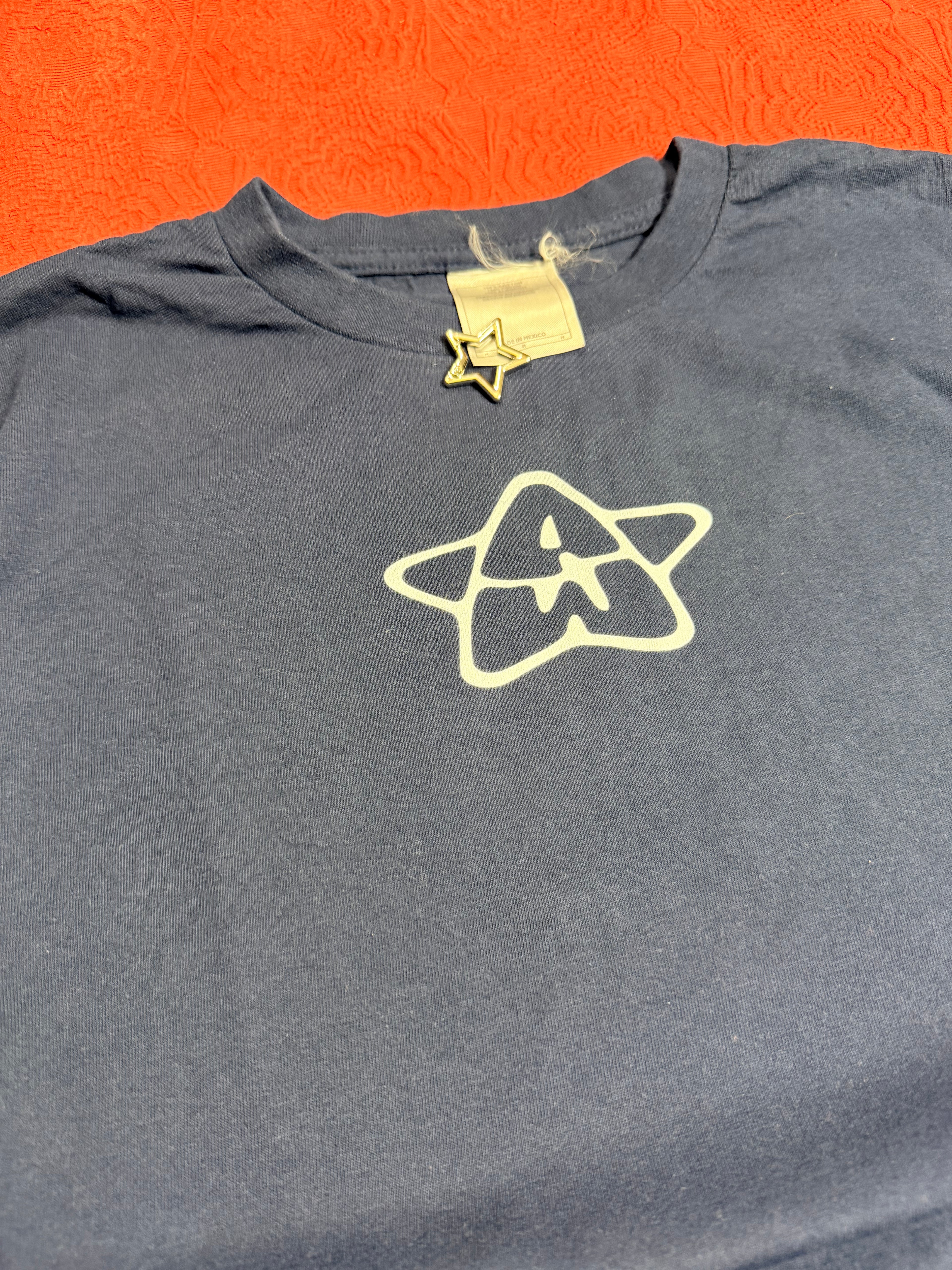 00s Navy Blue Tee Front/Back Print